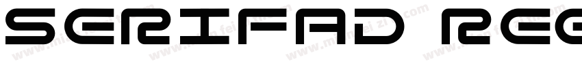 serifad regular字体转换